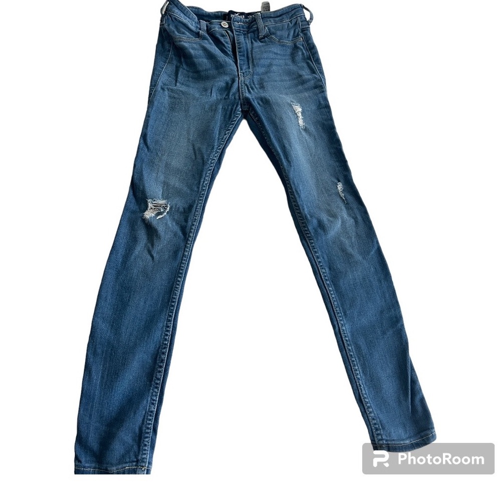 Hollister Advanced stretch High-rise ripped jean legging